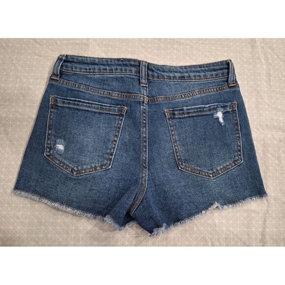 BP Mid-Rise Distressed Cut-Off Blue Jean Shorts /NWOT, Size 26 - Picture 2 of 6